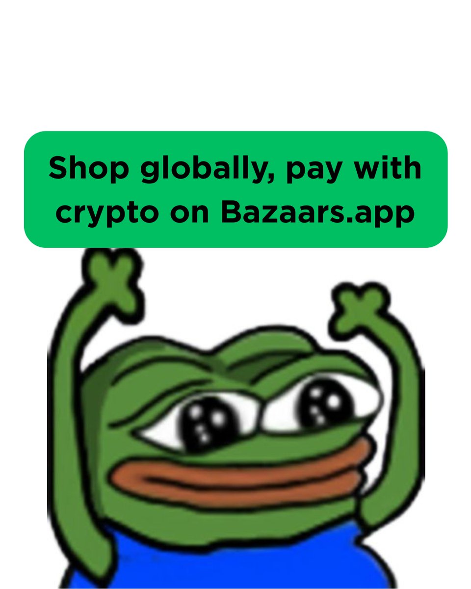 No bank account?
No card to use?
Don't want to use digital wallet?

Bazaars.app gotchu, just connect your Web3 wallet and shop over a million of products with crypto!

Check out <a href="/BazaarsBzr/">Bazaars</a>