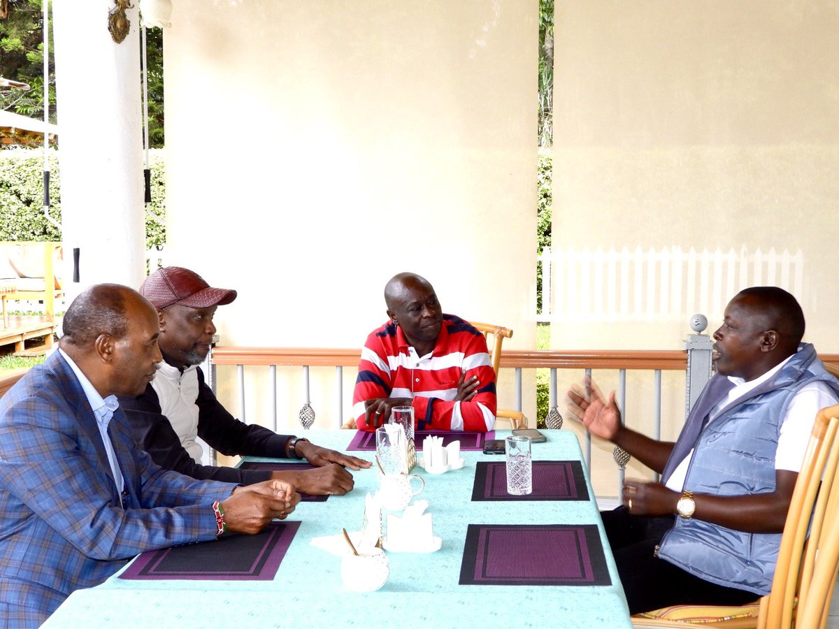 This morning accompanied by H.E Gov. Francis Kimemia, held a candid engagement with H.E. <a href="/rigathi/">Rigathi Gachagua</a> , where our discussions centered on the pressing national issues facing our country and the urgent need to restore stability, dignity, and economic sanity.

We exchanged views on the