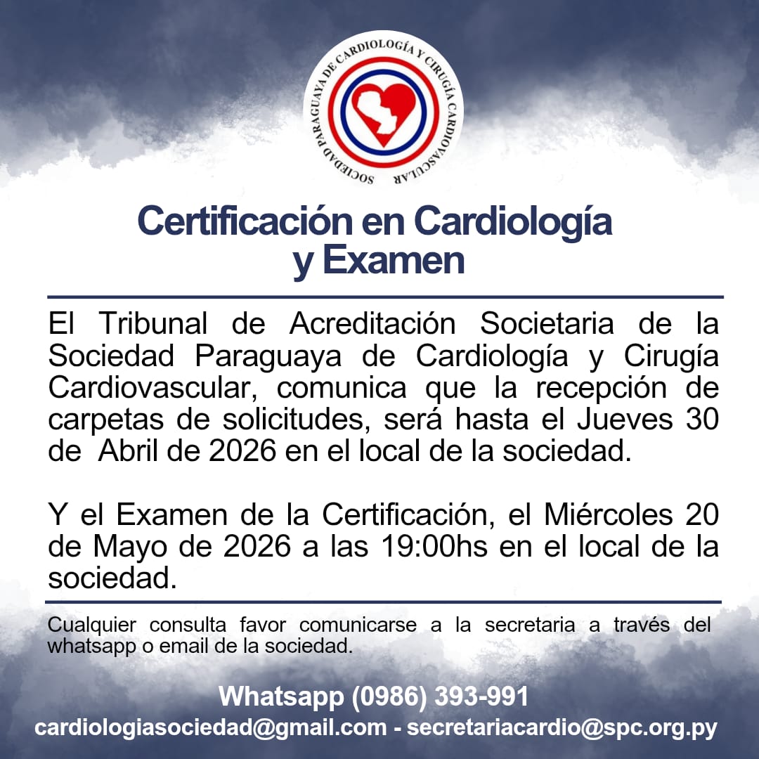 Sociedad Paraguaya de Cardiologia tweet media