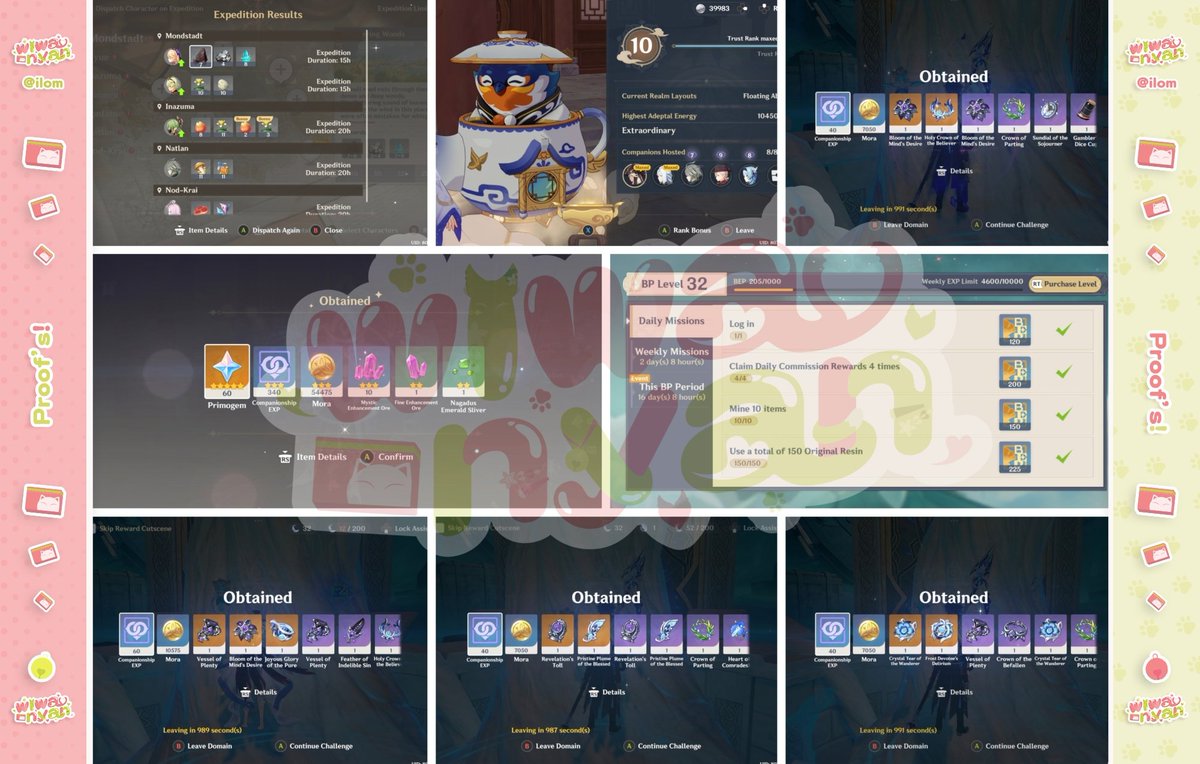 wiwa! 🩷 Genshin WuWa HSR ZZZ joki pilot tweet media