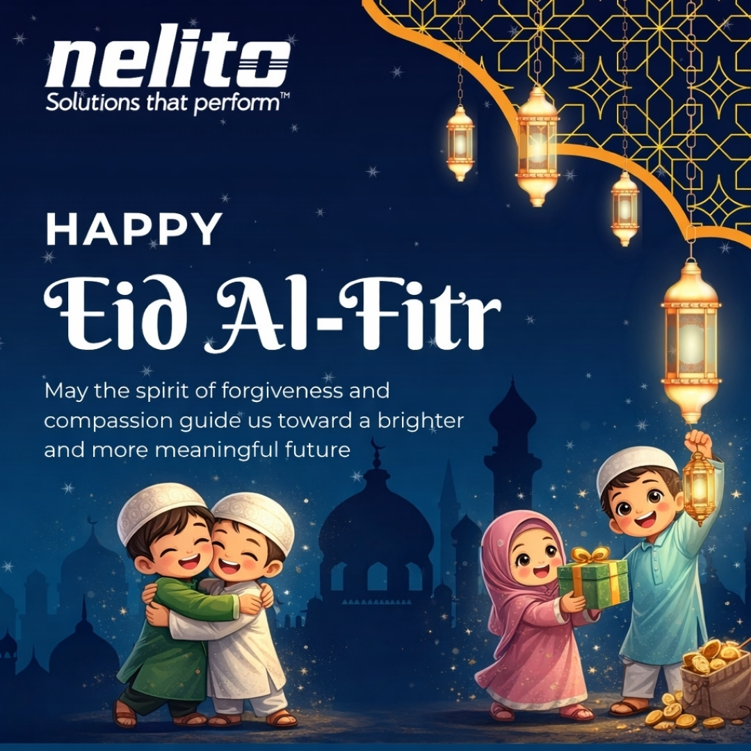 nelitosystem's tweet photo. This Eid Al-Fitr, we celebrate the spirit of harmony that inspires us to build a brighter, more meaningful future together. @nelitosystem  wishes you peace, happiness, and a brighter tomorrow.

#EidAlFitr2026 #EidCelebration #Eid2026 #FestiveSpirit #Togetherness #NelitoSystems https://t.co/NKvE2ARPv5