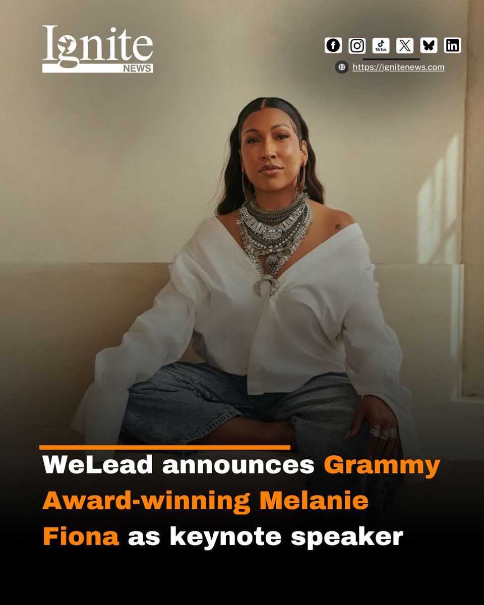 WeLead Association, in partnership with the BB Energy Foundation, has announced that two-time Grammy Award-winning singer and entrepreneur Melanie Fiona will deliver the keynote address at the WeLead Women’s Leadership Conference 2026. 

#Guyana #IgniteNews #WeLead