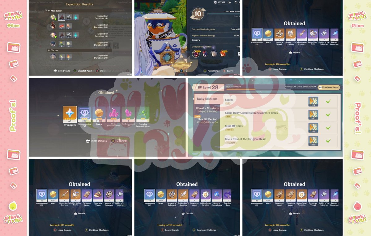 wiwa! 🩷 Genshin WuWa HSR ZZZ joki pilot tweet media