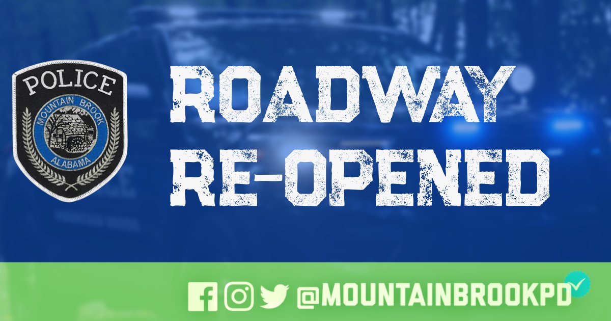 Mountain Brook Police Dept tweet media