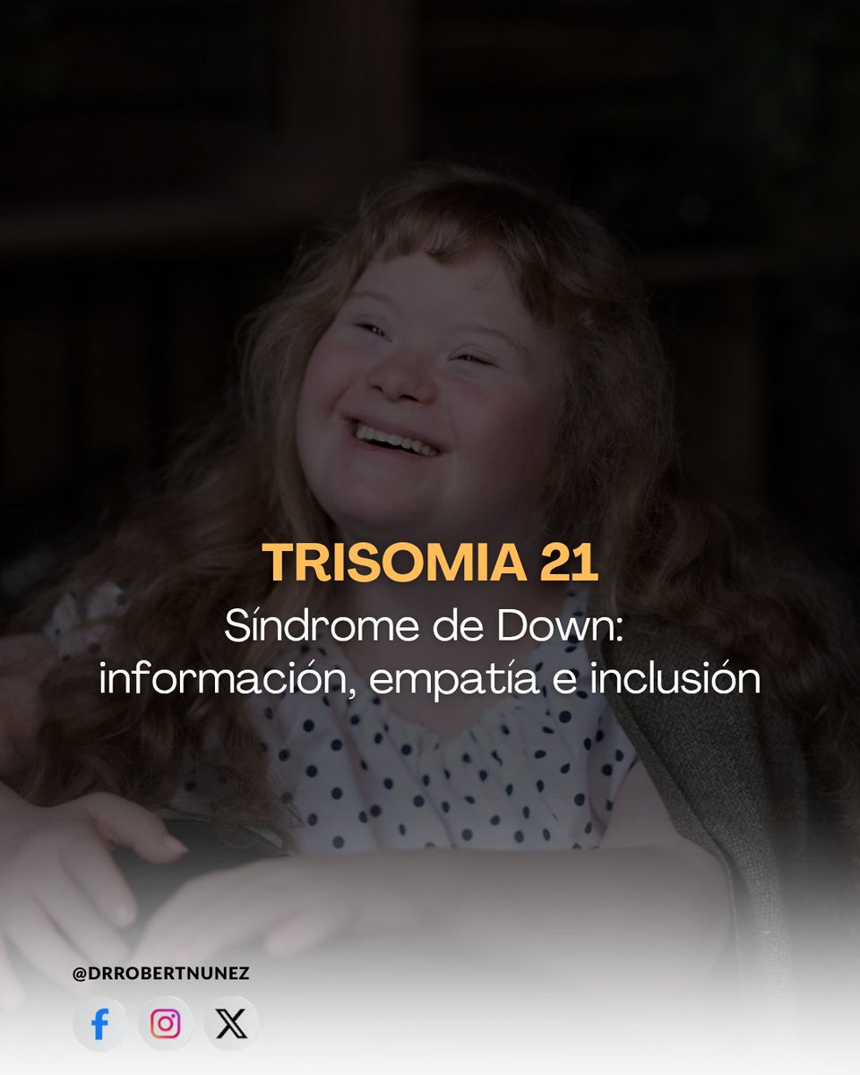 Mañana 21 de marzo se conmemora el Día Mundial del Síndrome de Down.

La fecha no es una casualidad :
21/3 representa la trisomía del cromosoma 21, es decir, la presencia de tres copias de este cromosoma.

El síndrome de Down es una condición genética, también conocida como
