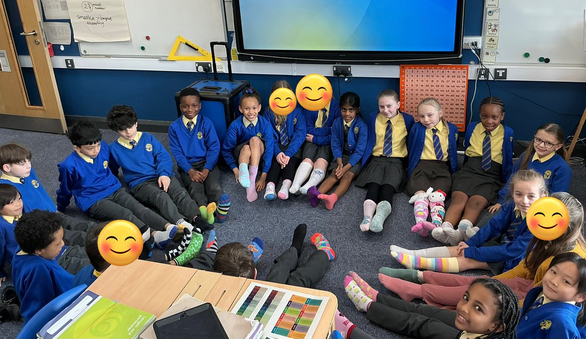 StMaryB17's tweet photo. We are celebrating Down Syndrome Awareness day with wearing odd socks, planting sunflowers and learning about Down Syndrome. #DSAD #LotsofSocks #Sunflowers #RRSA #Art2 #Art1 https://t.co/Aoqkx45Kl6