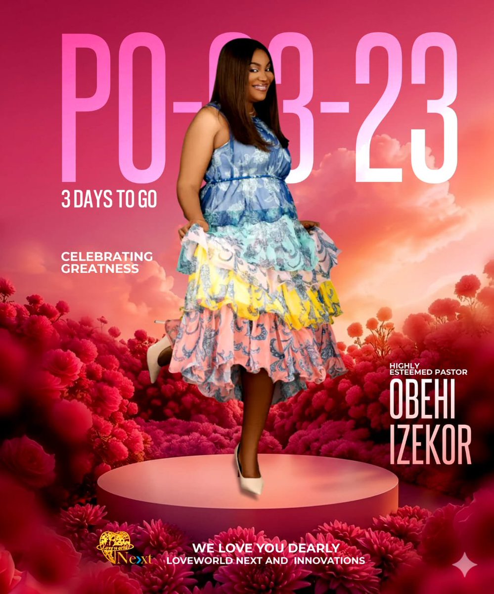 jnr_dios's tweet photo. 3 days to Goππ½ππ½ππ½ππ½ππ½
Celebrating our Highly Esteemed Pastor Obehi Izekor, E.D of Administration, Operation and Finance..
We love You Pastor Ma πππ
#loveworldnext #lwnext https://t.co/yA8yZJyhHz