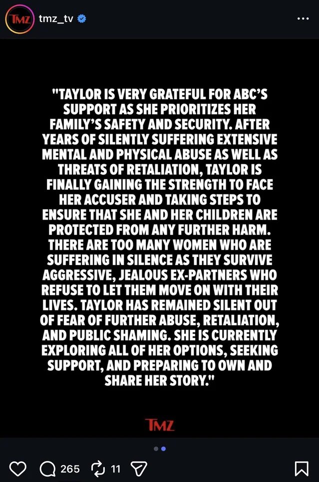 Bubblebathgirl's tweet image. Taylor Frankie Paul released a statement Thursday, claiming to be the victim, after the 2023 video of her attacking her ex-boyfriend, Dakota Mortensen, and daughter went viral yesterday. This statement followed ABC cancelling her season of the ‘Bachelorette’ that was set to air