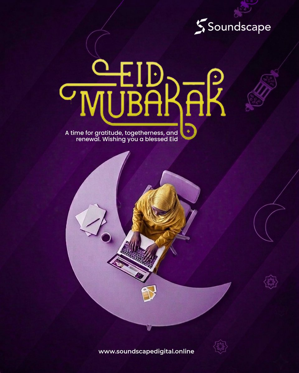 soundscape_digi's tweet photo. Peace in your heart, joy in your homes.
Eid Mubarak to all our Muslim brothers &amp; sisters! ✨ https://t.co/uFtRWhq9ak