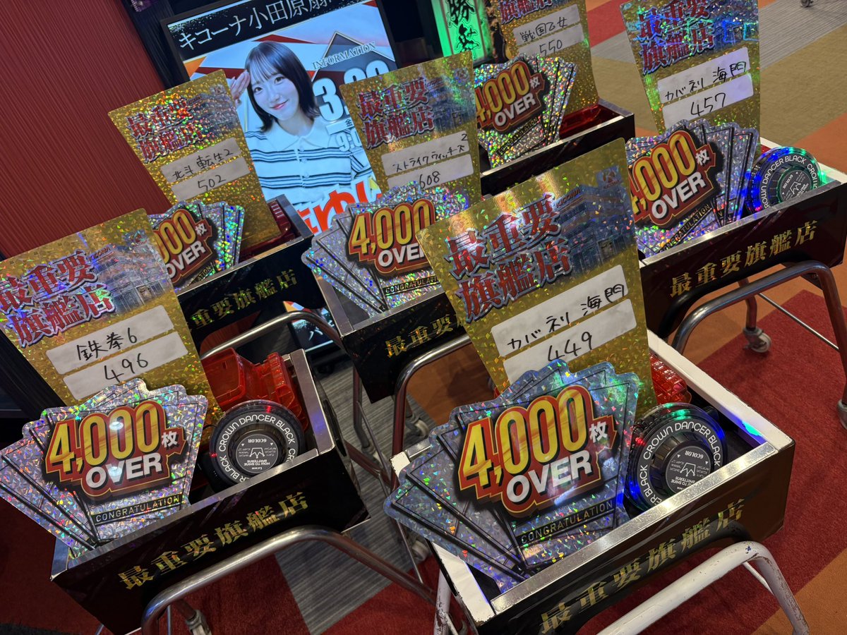 ∟キコーナ小田原扇町店さん 攻殻🌈実戦終了☺︎ ｱ､ｱﾌﾞﾈｰw 上位抜けからD抜けﾏｼﾏｼ。 SAMがガチで通らないw 999to駆け抜け ...
