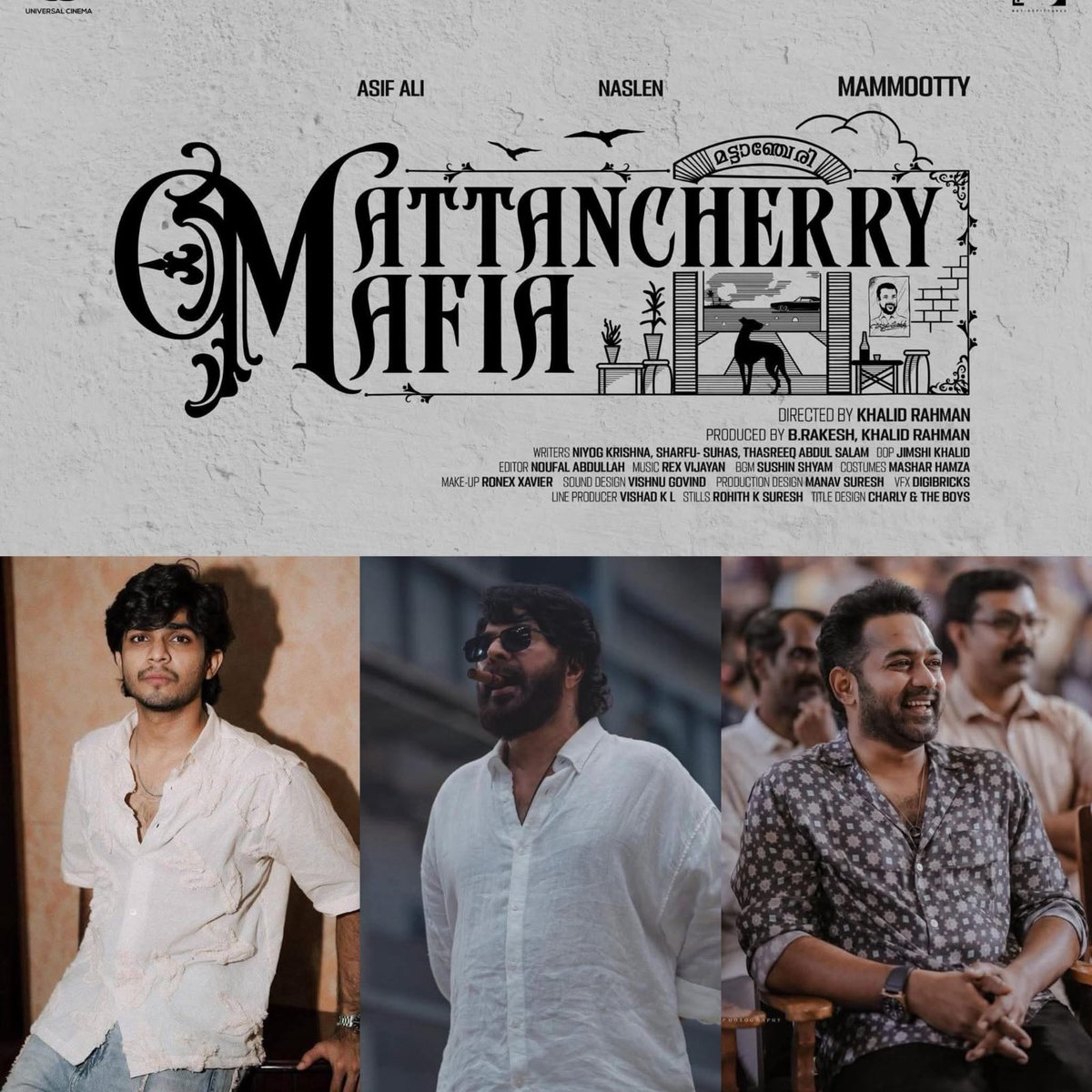 tommathew369's tweet photo. #MattancherryMafia 🔥🔥🔥

Mammootty - Asif Ali - Naslen 💥💥

Oru Khalid Rahman Padam 😎

#Mammootty ⭐ @mammukka https://t.co/YUg5WOSDOm