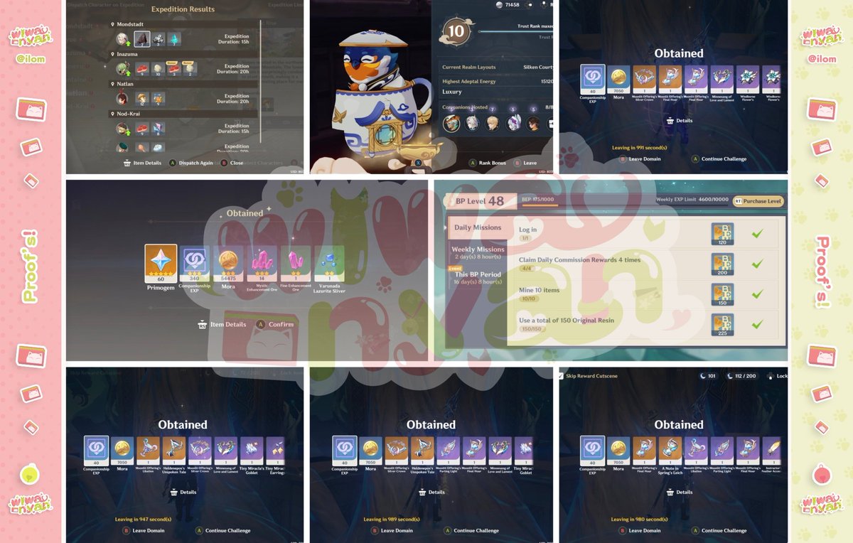 wiwa! 🩷 Genshin WuWa HSR ZZZ joki pilot tweet media