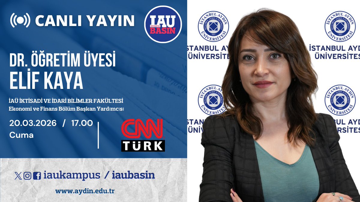 İstanbul Aydın Üni. Kurumsal İletişim Direktörlüğü tweet media