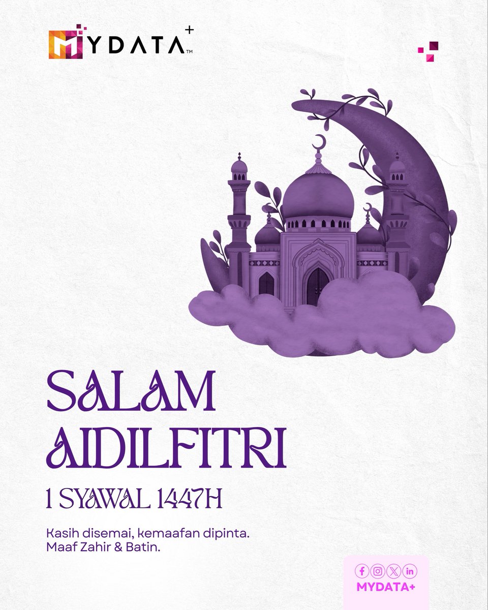 mydataplus's tweet photo. Forgive with ease, celebrate with joy, and let happiness fill your Hari Raya Aidilfitri with precious moments.

#mydataplus https://t.co/GQkUvTrWIp