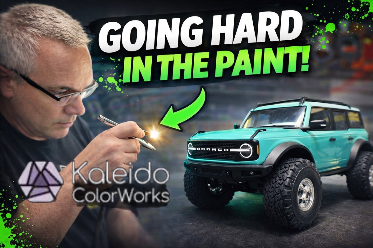 GregC_2's tweet photo. TRX4M painted with Gaahleri Kaleido Color Works acrylic paint https://t.co/LCyHTVVdmR via @YouTube https://t.co/AC2DcjbGWX