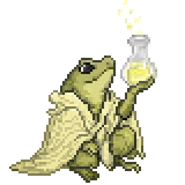 カエル。
#pixelart
#ドット絵