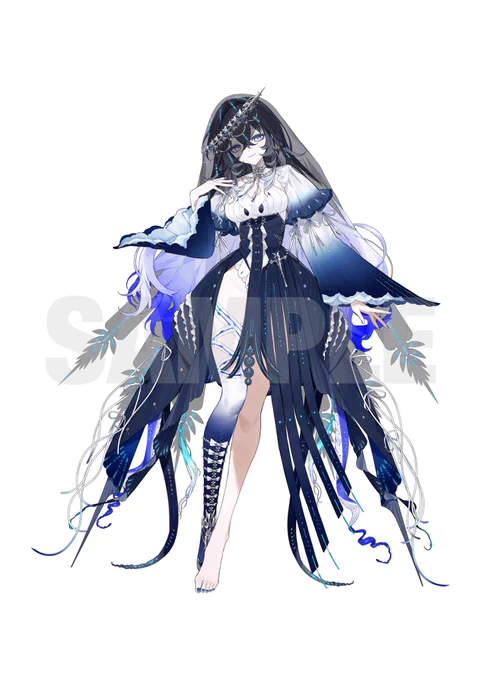 【 work 】 Re:AcT所属 不知名イヲさん(#IwoShirazuna )のキービジュアルを担当させていただきました! よろしくお願いいたします。
