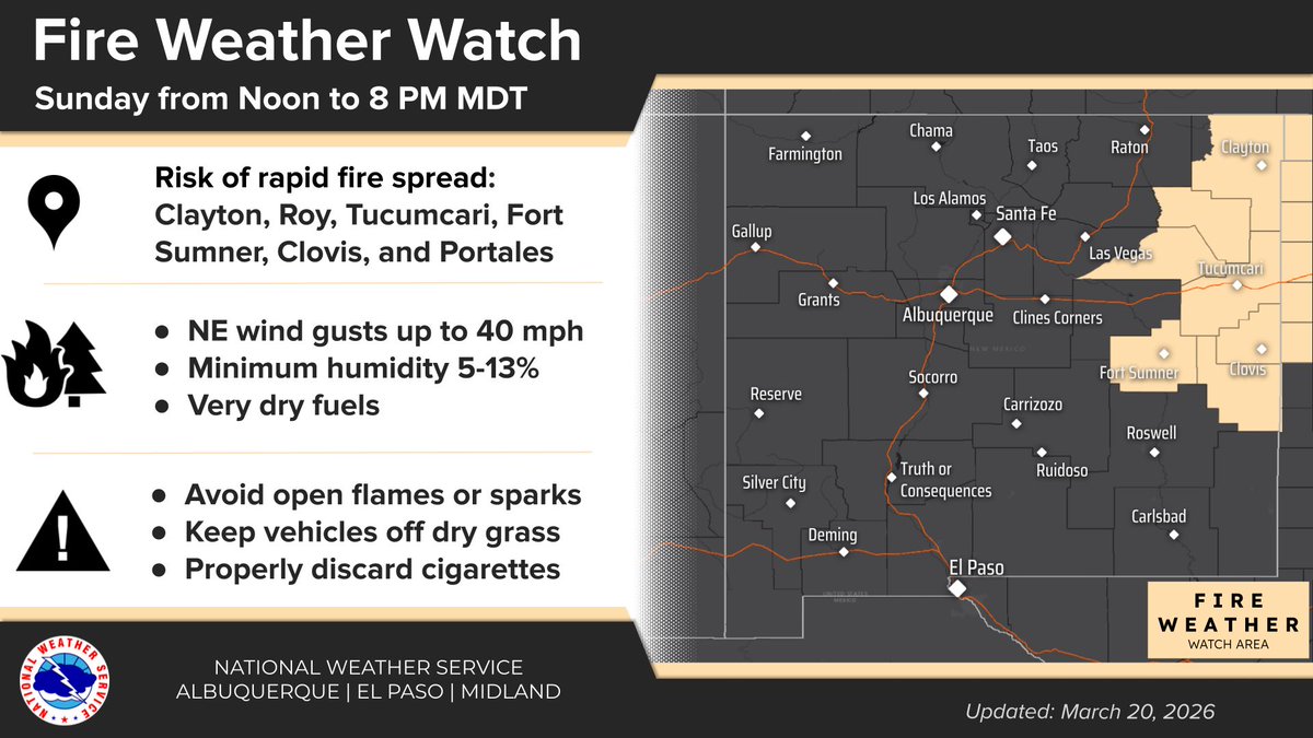 NWS Albuquerque tweet media