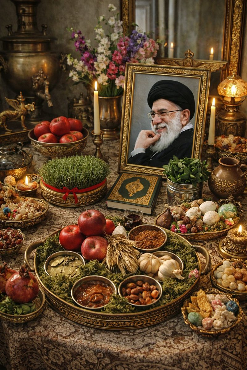 چیزی به تحویل این سال عجیب و غریب نمونده 
آیین های کهن و #ملی ما لزومن به معنی جشن و سرور نیست. درست است که #عزاداریم اما آیین #نوروز و  #سفره_هفت_سین را امسال هم پاس بداریم و به نسل جدید اهمیتش را نشان دهیم.
به امید #پیروزی_ایران ✌🏻💐
#علاج_در_وطن_است