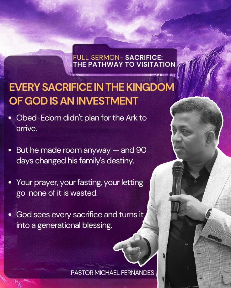 PastorMichaelF's tweet image. You thought you were losing… but heaven calls it investing.
Nothing you surrendered was wasted.

Your sacrifice is speaking for your future.

📖 “Those who sow in tears shall reap in joy.” – Psalm 126:5

#KingdomInvestment #SacrificeSeason #FaithWalk #KarunaSadanMinistries