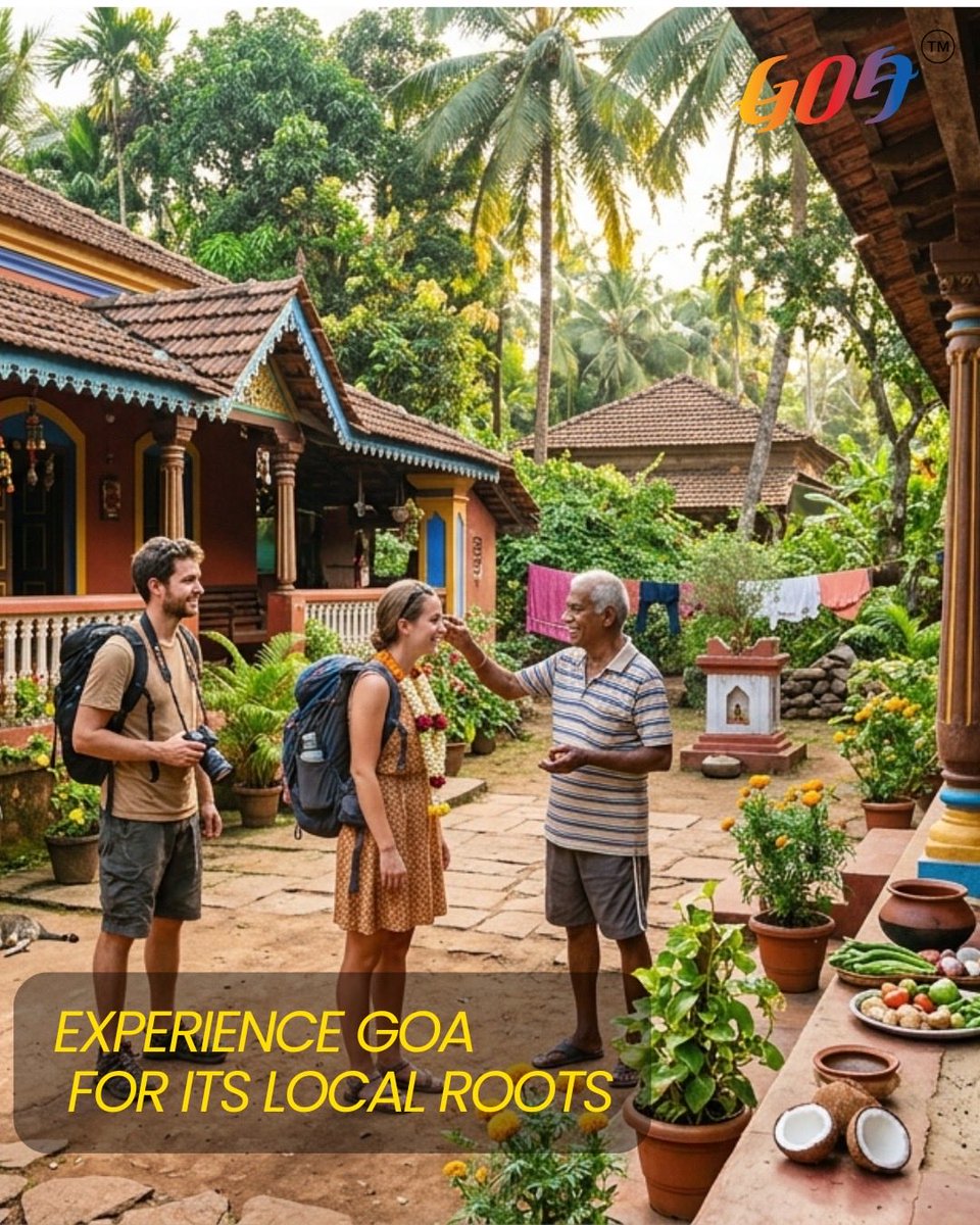 TourismGoa's tweet photo. This summer, skip the clichés.
Experience a different side of Goa— beyond the beaches, closer to its soul.
#GoaTourism #goabeyondbeaches #experiencegoa #summeriscoming☀️ https://t.co/Ps6DwtYeM7