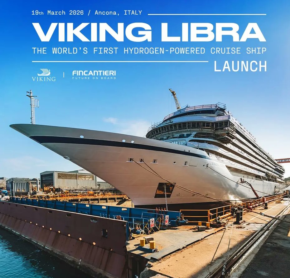 fuelcellsworks's tweet image. Fincantieri launches Viking Libra, the world’s first #hydrogen-powered cruise ship.

Due in 2026, it will use liquefied hydrogen and #fuelcells to enable #zeroemission operations in sensitive areas.

#HydrogenNow #Shipping #CleanEnergy

fcw.sh/pSS224