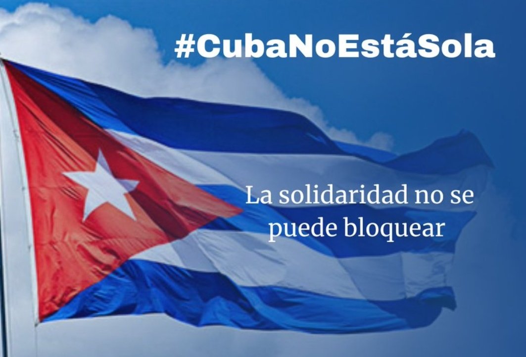 Cuando los pueblos se unen, nada puede detener la solidaridad‼️

#CubaNoEstáSola
#DefendiendoCuba🇨🇺💪❤️