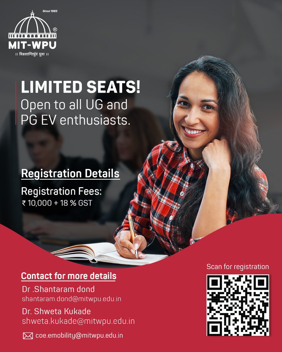 MIT World Peace University, Pune tweet media