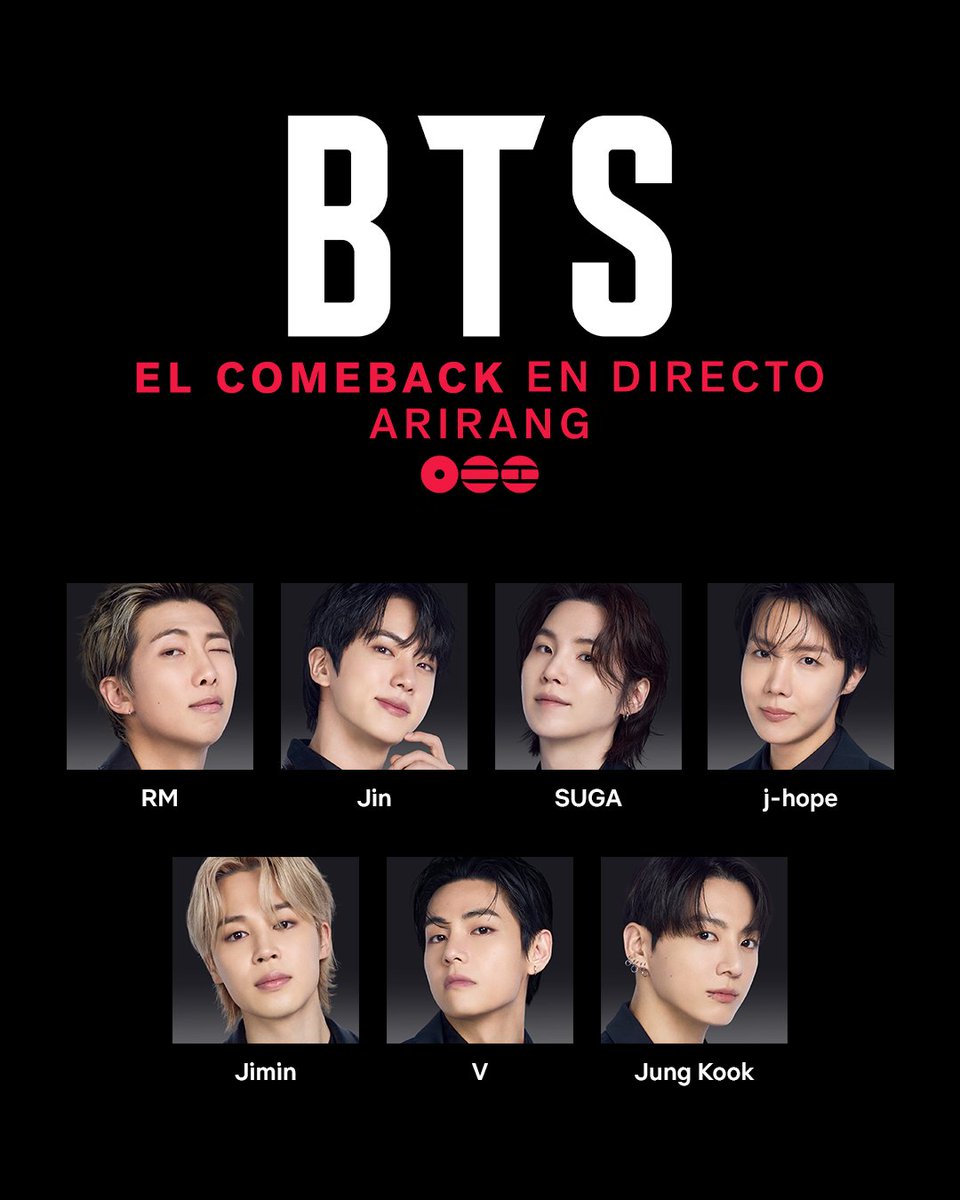 NetflixES's tweet photo. Los pedisteis y aquí están. Los iconos de perfil de BTS estarán disponibles muy pronto, justo a tiempo para BTS: EL COMEBACK EN DIRECTO | ARIRANG. #BTSenNetflix #BTSLiveOnNetflix https://t.co/5IUDjEfXY0