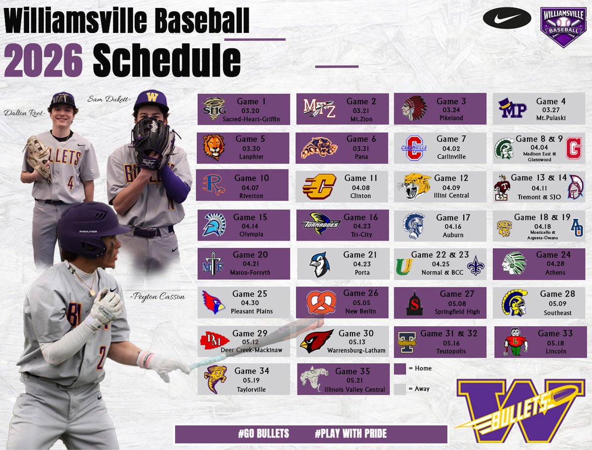 wcusd15sports's tweet image. It's opening day for the Bullets Baseball Team as they welcome @SHGCyclones to Gerry Timm Field this afternoon to open the 2026 season

#bulletpride #earnednotgiven