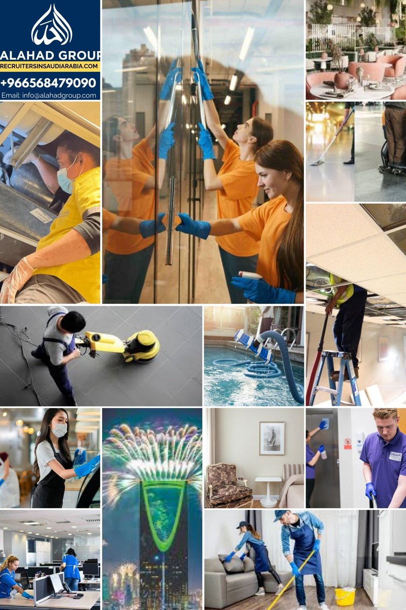 AlahadGroup's tweet image. Leading cleaning manpower supply in Jeddah 🇸🇦
Trained Male &amp;amp; Female Cleaners ✔️
Contact now 👉 wa.me/966568479090
#Jeddah #Cleaning #Manpower #SaudiArabia
