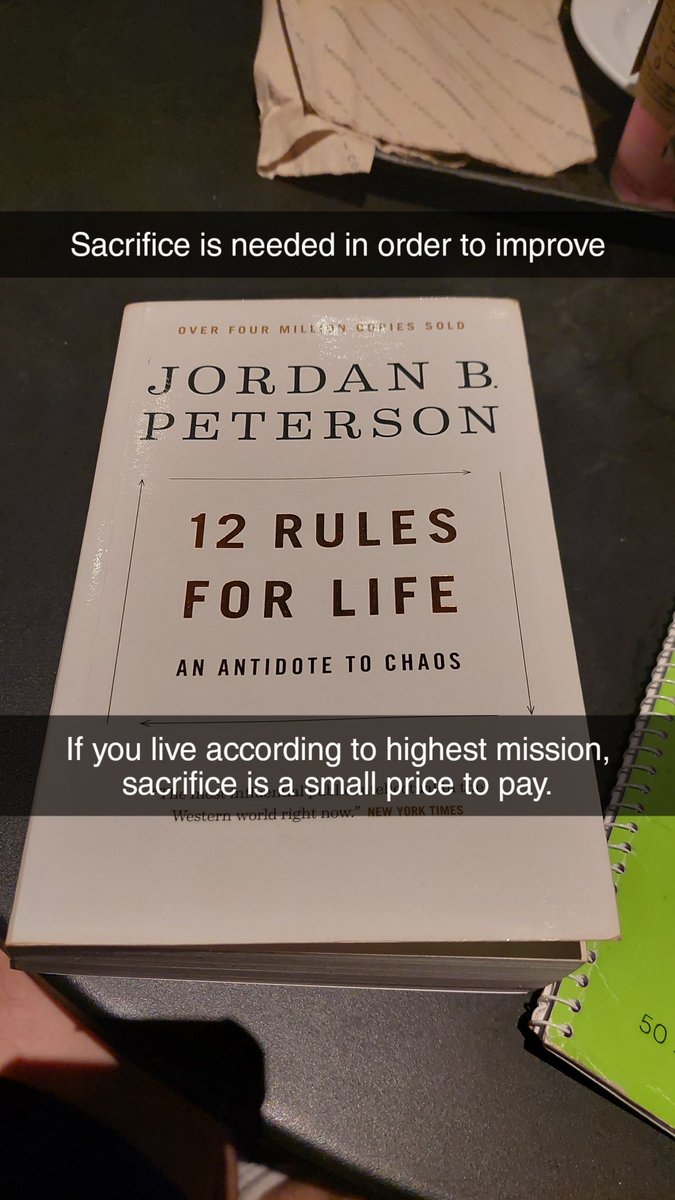 kuyamanzano's tweet image. No pain no gain. Sacrifice is worth it.
#jordanpeterson #12rulesforlife