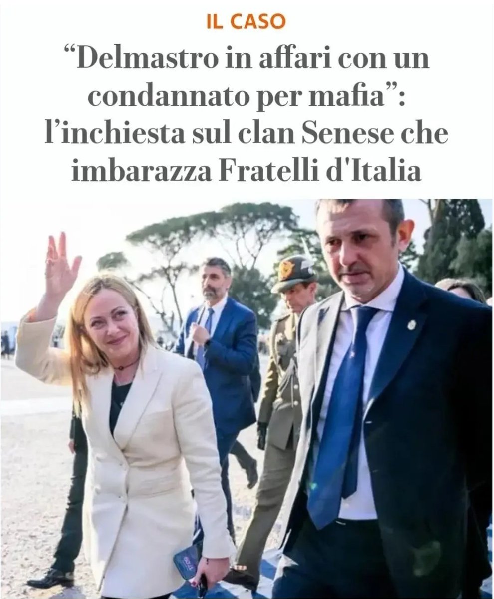 Antonio_Caramia's tweet photo. 6. Caroccia è l'uomo dei Senese e questo nome fa tornare alla mente il caso del padre di Giorgia Meloni, Franco Meloni, trafficante di droga e uomo del clan Senese! 

5/ https://t.co/CI6ITbEuxH