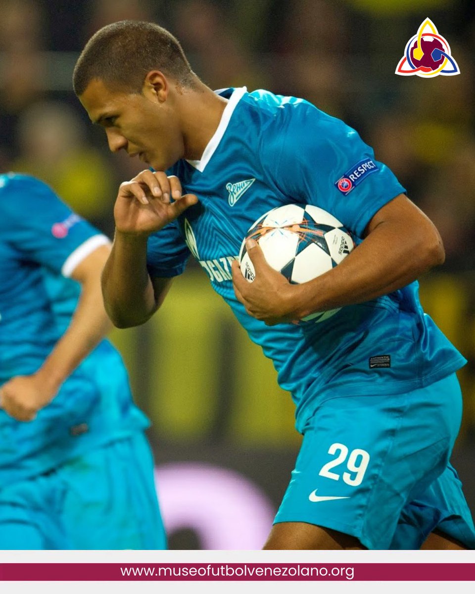 Tal día como hoy, pero hace 12 años ⚽️🇻🇪.  Salomón Rondón se convertía en el primer venezolano en marcar en la UEFA Champions League.

Su equipo, el Zenit, venció 1-2 al Borussia Dortmund en el Signal Iduna Park, por los octavos de final (vuelta).