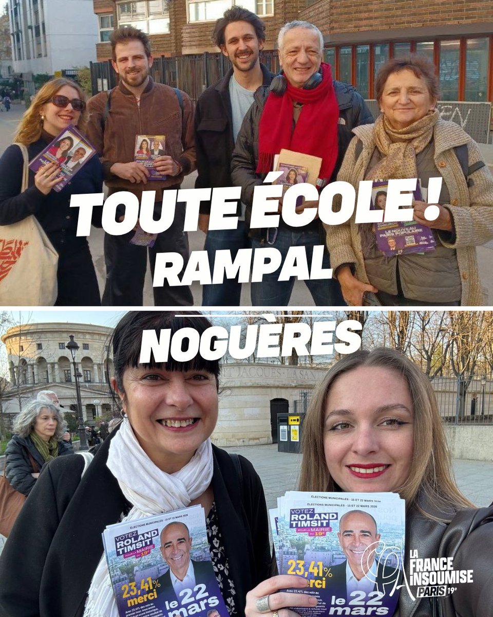 France insoumise Paris 19e tweet media