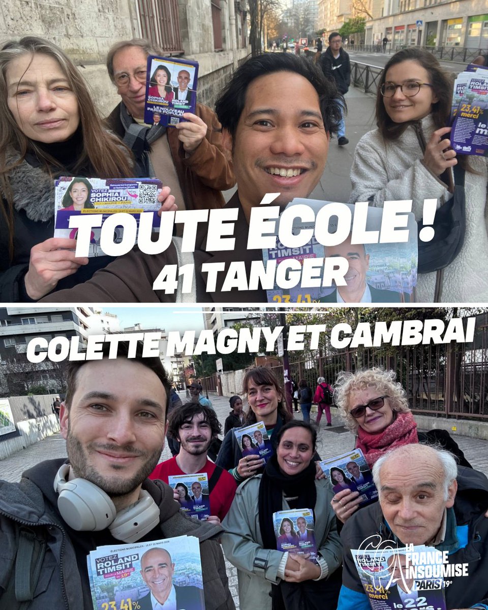 France insoumise Paris 19e tweet media