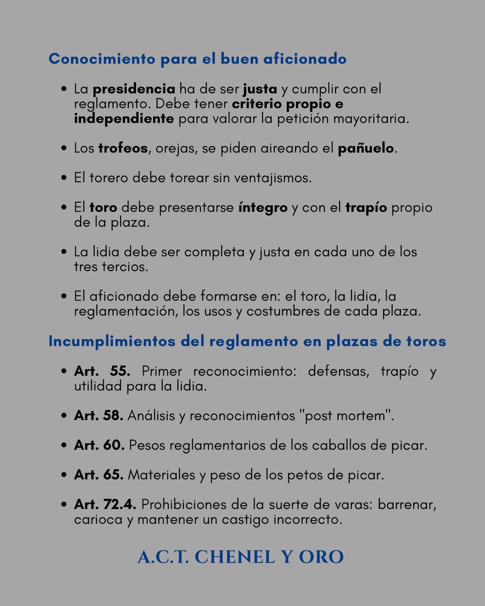 ACT Chenel y Oro tweet media