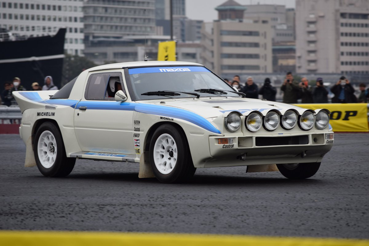 Frinternation3's tweet photo. 今日はJAFモーターフェスティバルに行っていました
RX-7 Evo Gr.Bに出会えて感激でした☺️
（一眼で撮影）

うちのNDはこの車両を元ネタにラッピングデザインしましたので、ほんとうれしい限りでした～ https://t.co/QOk3OAivlQ