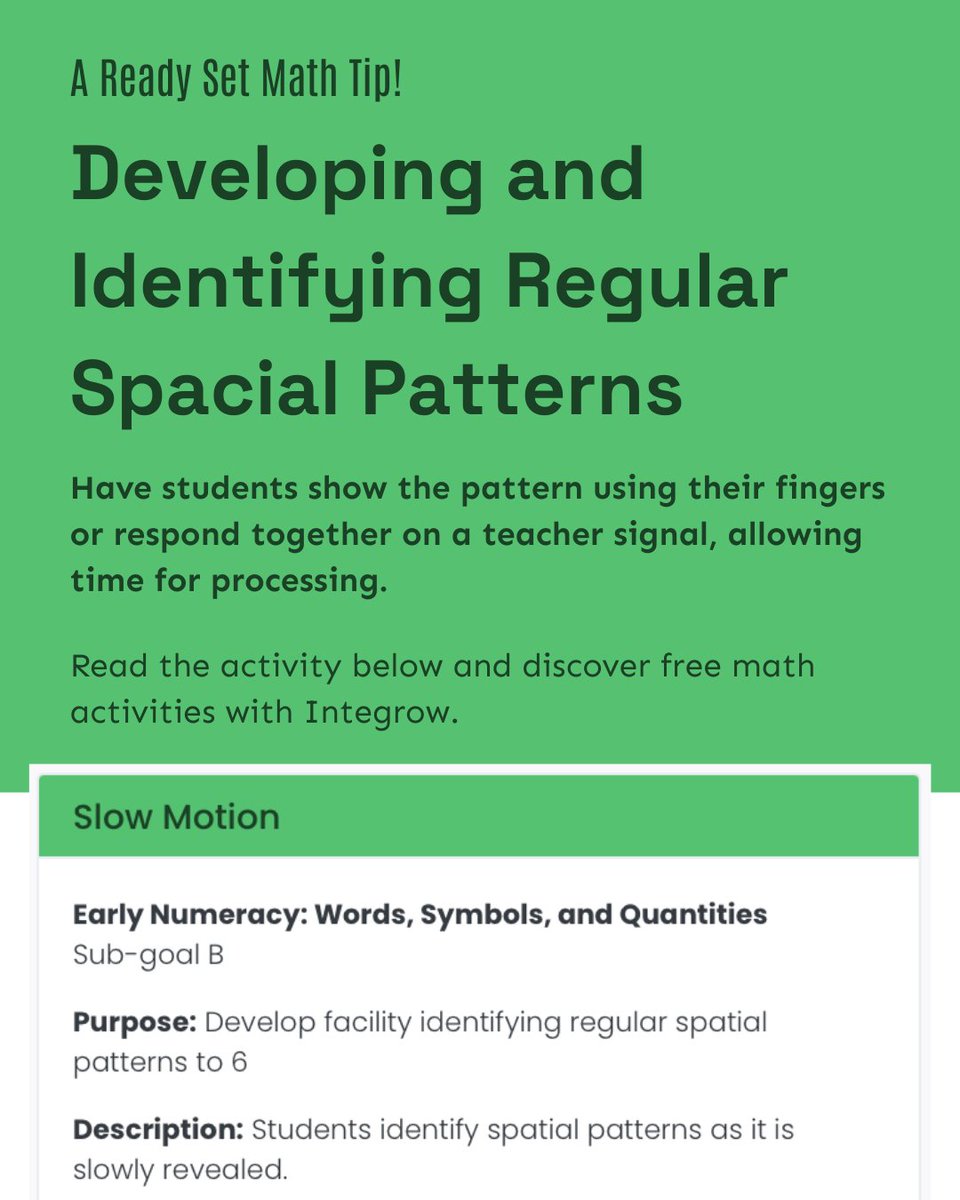Integrow Numeracy Solutions tweet media