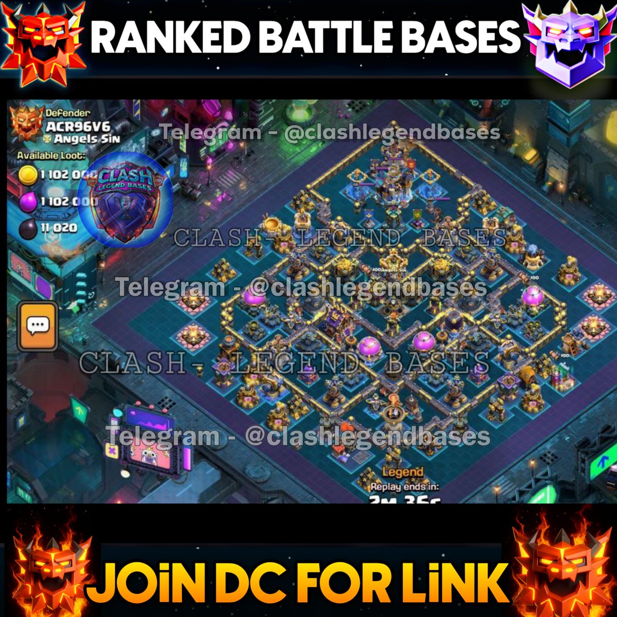 Clash- Legend Bases tweet media