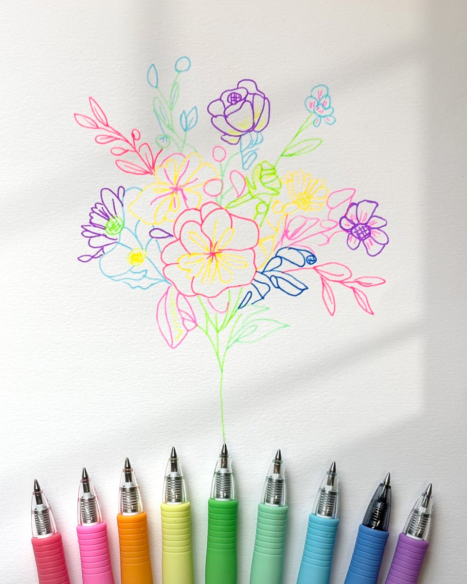 PilotPenUK's tweet photo. Hello, Spring 🌷✨
New season, fresh ideas, and a whole rainbow of G2 colour ready to bloom 🌈
What are you most looking forward to this Spring? 🖊️
#Spring #FirstDayOfSpring #PilotPenUK #Stationery #WriteYourWorld #G2 #PilotG2 https://t.co/iOEzMaMaQS