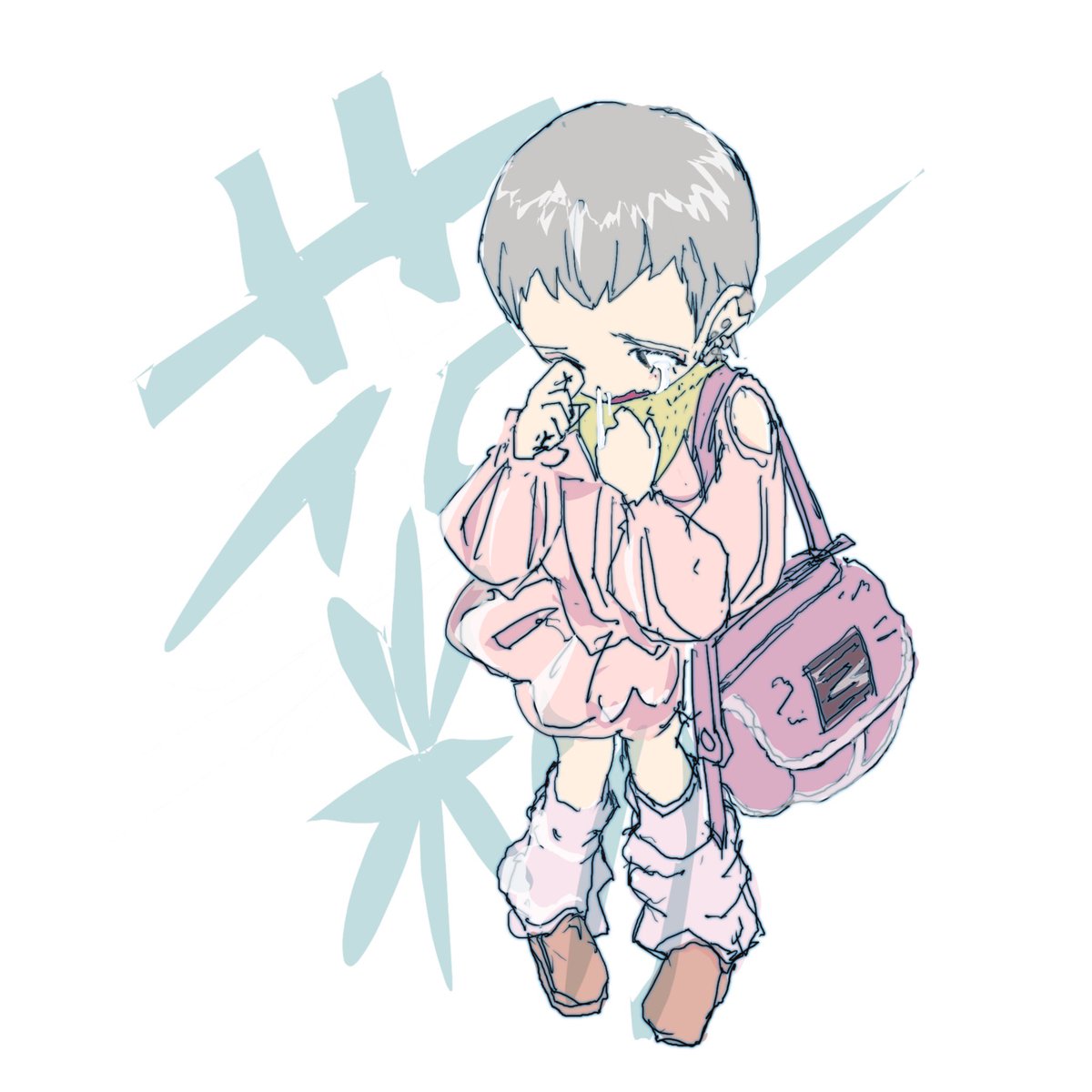 可愛く描けた
ので泣かせてみた