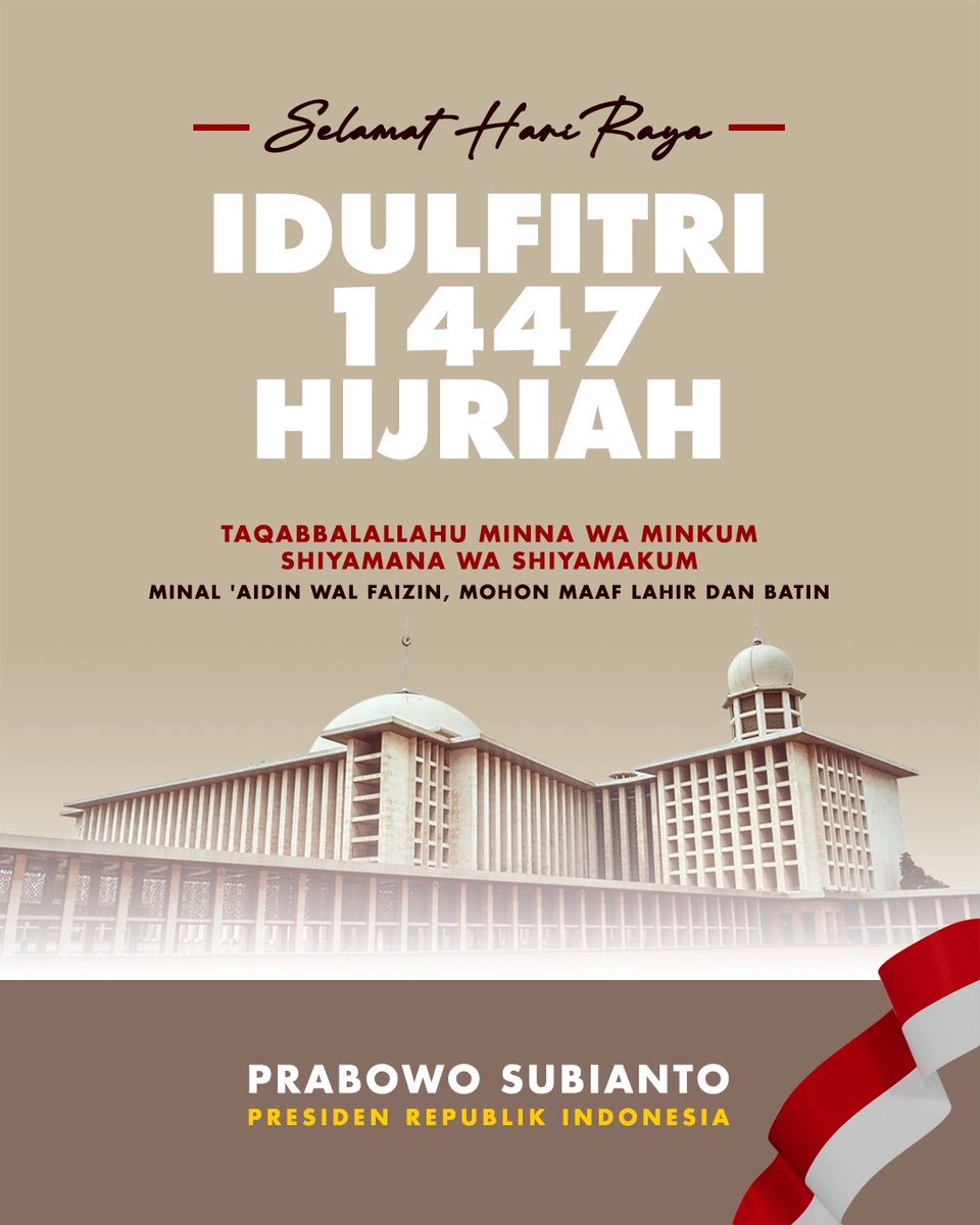 Prabowo Subianto tweet media