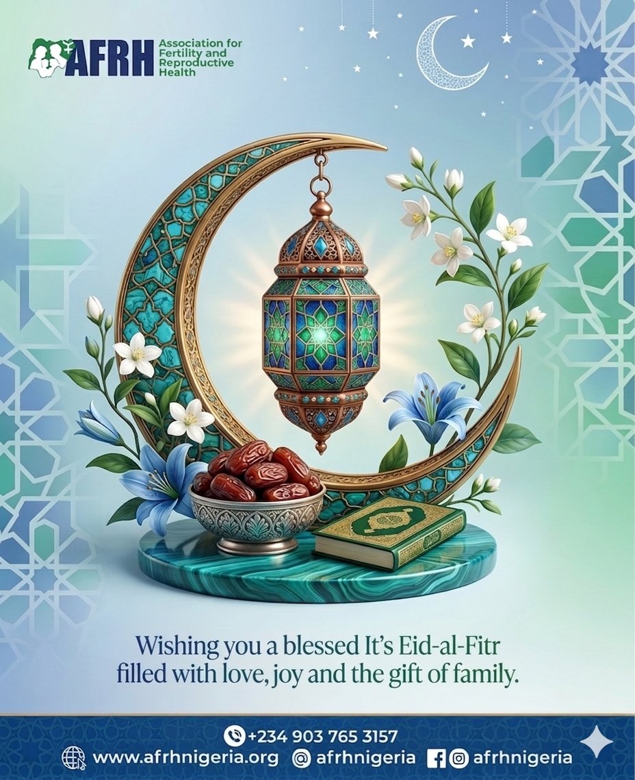 AFRHNig's tweet photo. May your Taqwa bring you closer to Allah, and your Eid be filled with the sweetest moments. 💚💙
Celebrating the gift of faith and the beauty of family today. Eid al-Fitr Mubarak https://t.co/cWG3J4h7KP