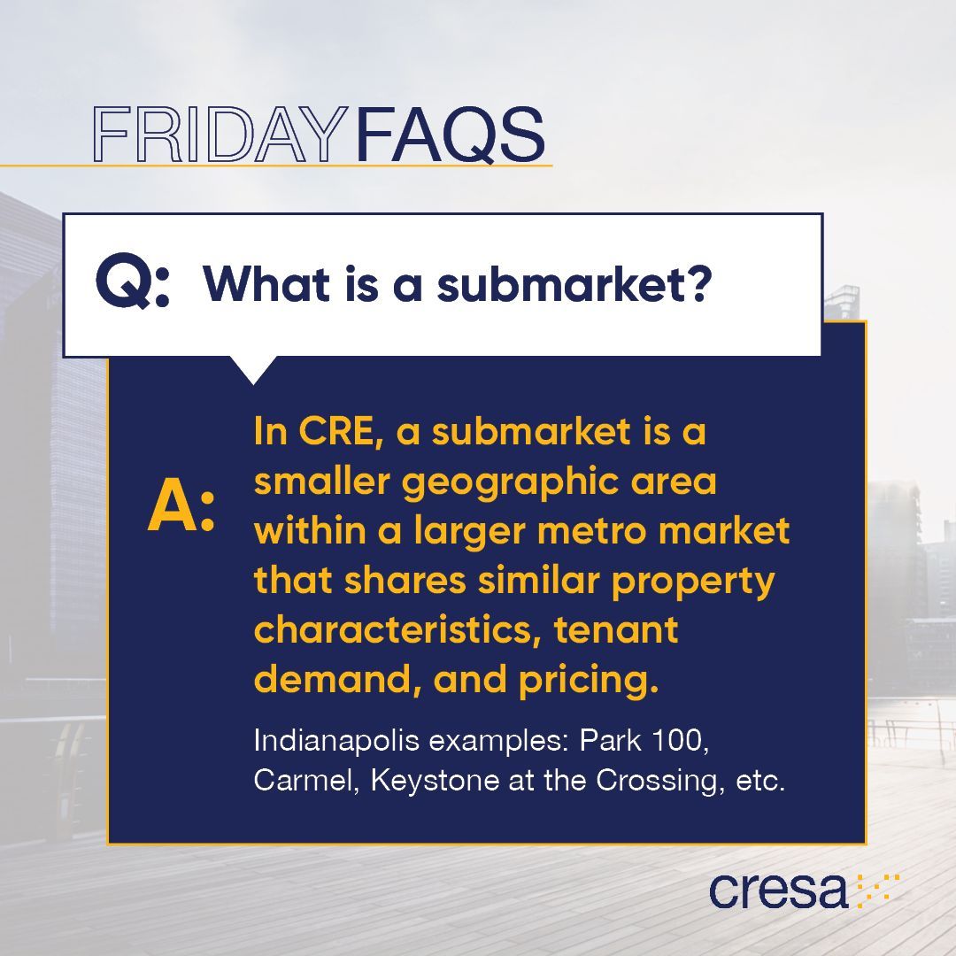 It’s Friday! Time to test your commercial real estate knowledge. #Cresa #CRE