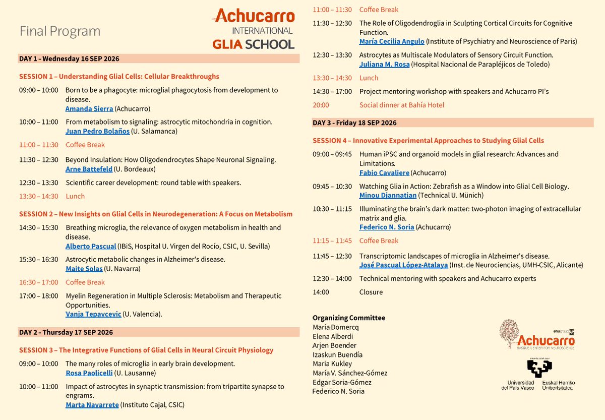 European Glial Meeting 2027 tweet media