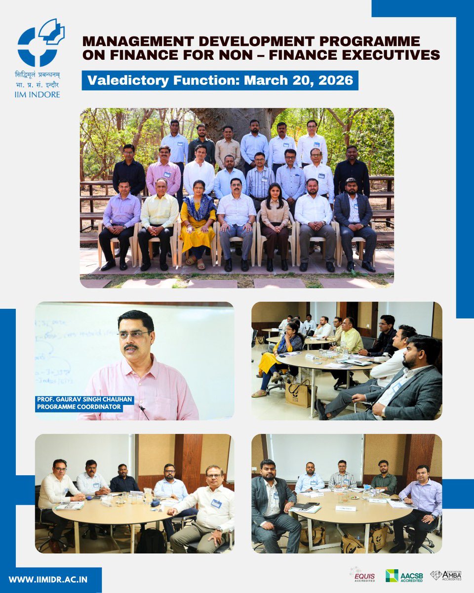 IIM Indore Executive Education tweet media