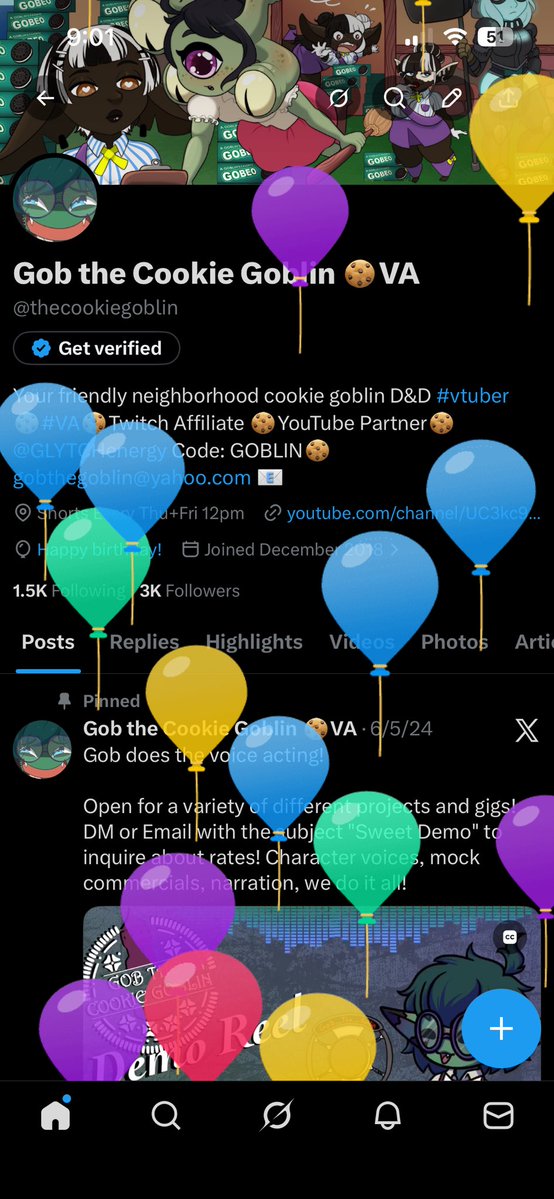 Gob the Cookie Goblin 🍪VA tweet media