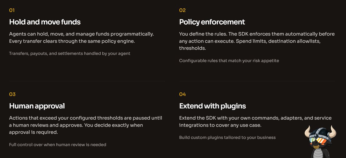 gemtoast's tweet photo. AI agents are cool and all, but how useful is it actually?

if they cant move money, what's the point

that's been the missing piece this whole time

@worldlibertyfi changed the game with agentpay sdk

this was the only thing AI agents missed to be useful https://t.co/zeGKeYJo1E