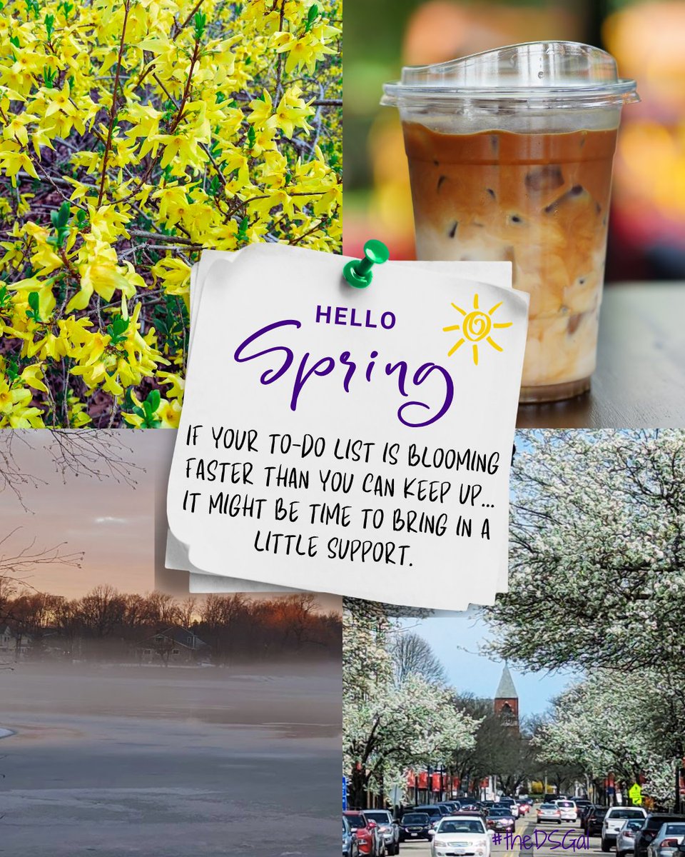 theDSGal's tweet image. 💫 Spring reminds us that after every winter, we can grow and bloom again. 🪻
#springenergy #productivityhack #virtualassistantservices #springgoals #remotesupport #onlinepresence #worksmarternotharder #digitalstrategygal #workhardbekind #virtualassistantlife #theDSGal
📷: by me